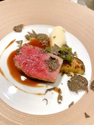 平取和牛サーロイン炭火焼き