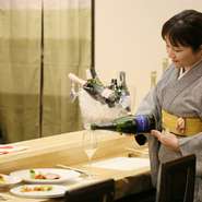 料理とお酒のペアリングに加え、食のトータルな楽しみをお届け