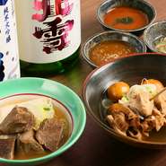 料理とよく合う、すっきり系の日本酒が中心のラインナップ