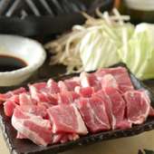 関西では珍しいラム肉を豪快に！『ジンギスカン　食べ放題コース』