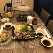 ■水しま、お勧め鍋コース（要予約）
・コース前菜
・造り
・鍋
・雑炊
・デザート
