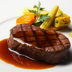 【気軽にフレンチ】カジュアルな『Bonheur ボヌールコース』牛フィレ肉グリル・鮮魚のポワレ