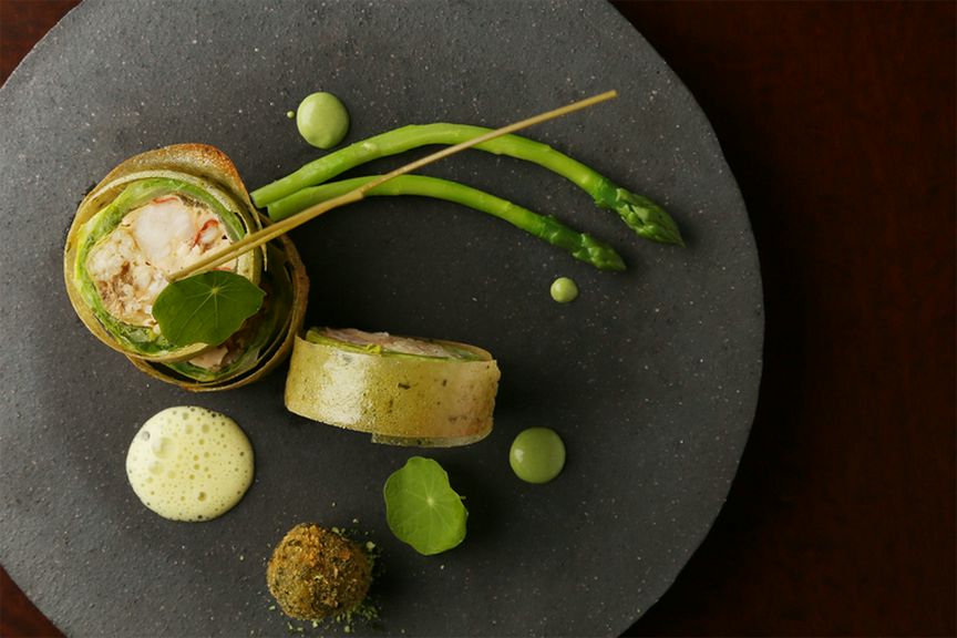 オマール海老のパートフィロー包み