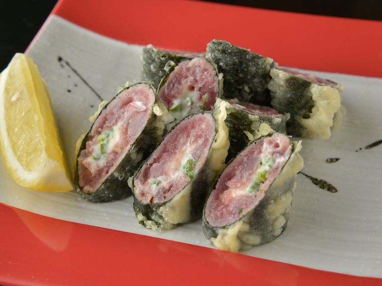 新食感!これは食べてほしい『ねぎとろ磯辺揚げ』