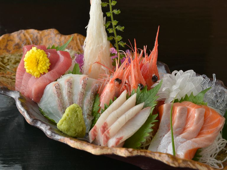 店主の目利きが光る『お刺身5種盛り合わせ』