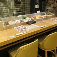 前には食材が並びます。