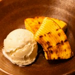 バニラアイス添え