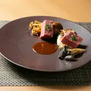 とある日のコース料理のひとさら