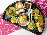 料亭大友楼内にある茶寮「一井庵」にて召し上がりいただける気軽なランチです。前日までの要予約です。当日の仕入れ状況によって内容が変わります。
※写真はイメージです。詳しくはホームページをご覧ください。