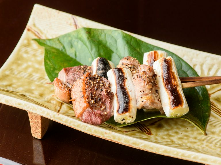 鴨の串焼き