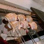 柳八目の若狭焼