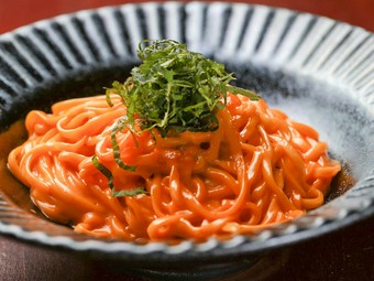 練りウニのパスタ