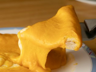 とろっとろチーズがあふれ出す『CHICAGO PIZZA　パンプキン』