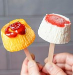 カラメルカスタード、苺レアチーズ