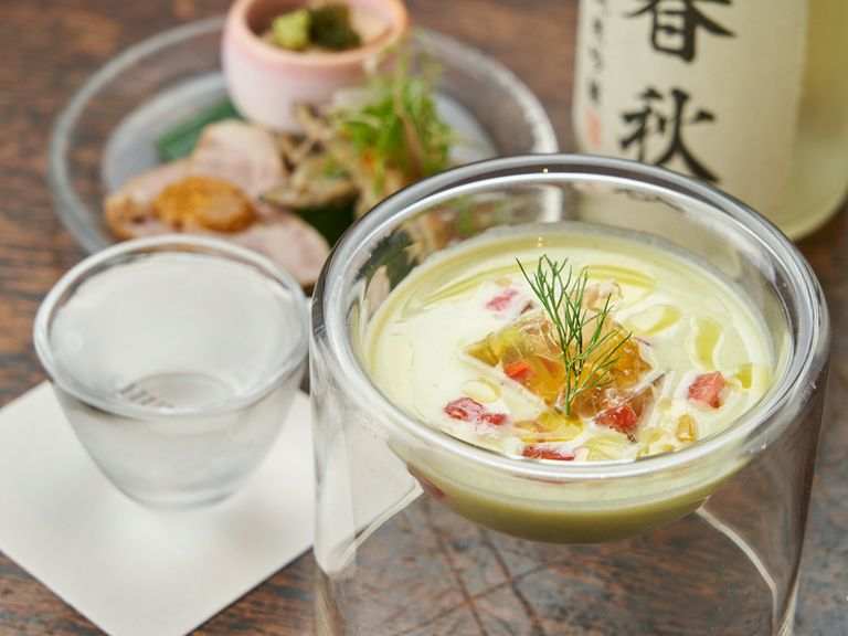『旬素材　ガラス二階建』　※コース料理のイメージカット