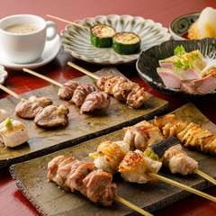 お酒とともに高坂鶏を堪能するなら『串コース』