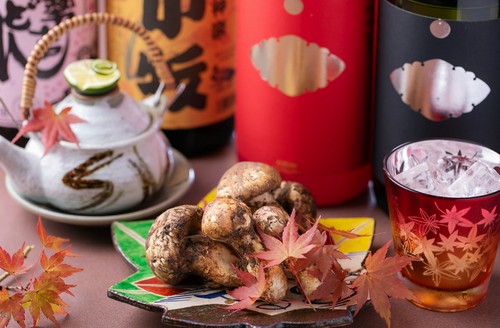『松茸の土瓶蒸し』日本酒とともに