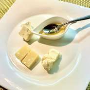 チーズの盛り合わせ