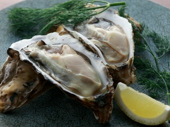 そのときどきでおいしい産地のものを厳選。ソムリエが選ぶワインとのマリアージュに感動必至の『生牡蠣』