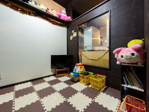 キッズルームもあるので、小さい子どもがいるファミリーも安心