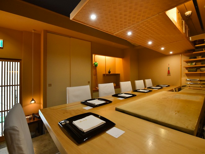 カウンター席がある