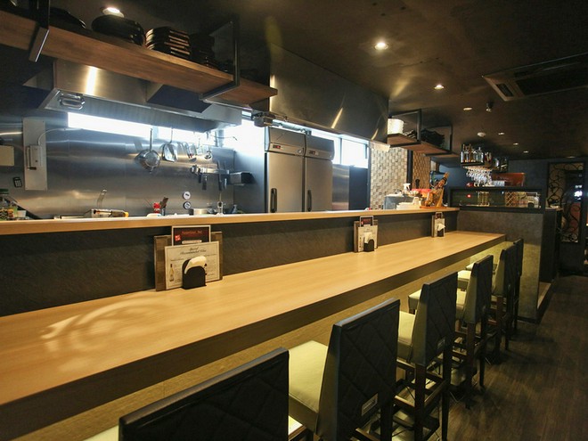 カウンター席がある