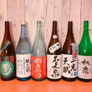 季節により日本酒の内容が異なります。