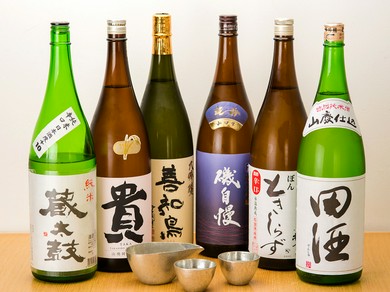 北海道の地酒や全国各地の銘酒が揃う、充実のラインナップ