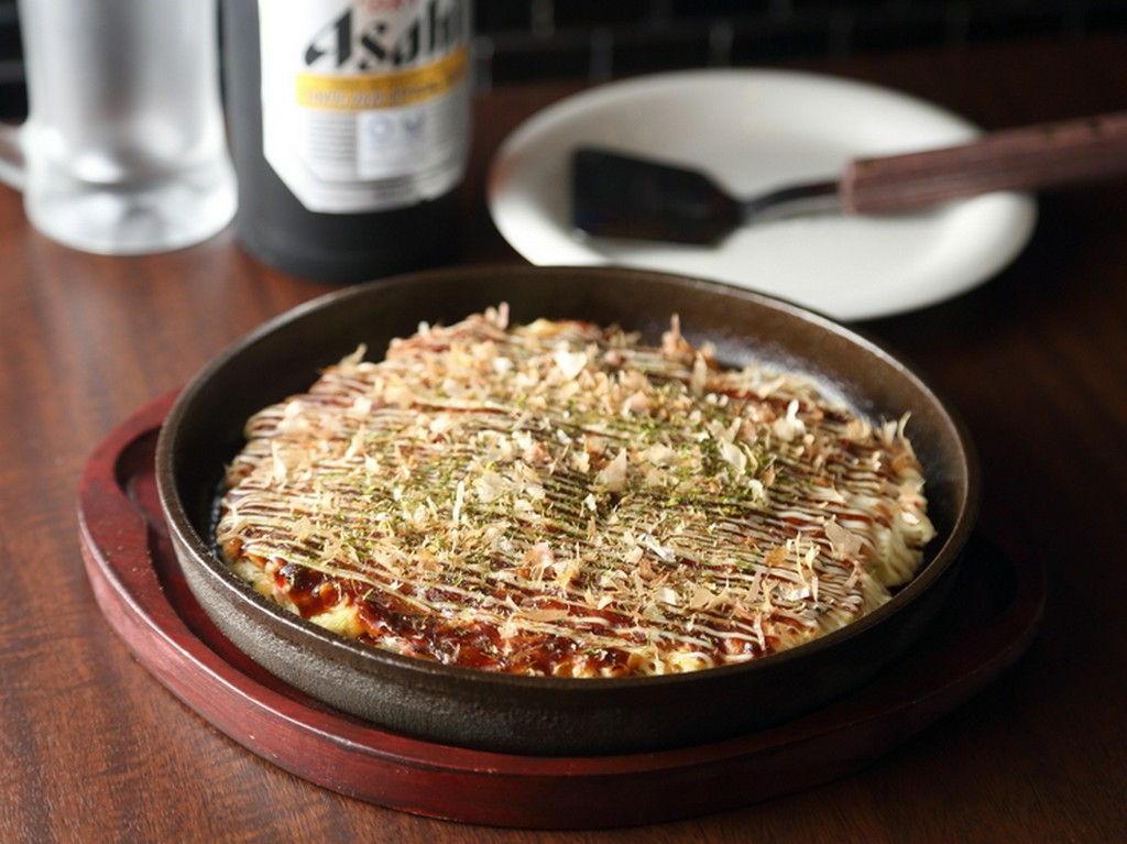 ブランド豚のあまみを味わえる『お好み焼き（ぶた玉）』