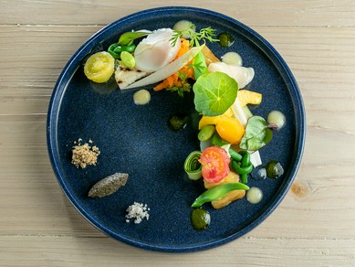 新鮮な“旬のもの”を食す『近江野菜20種のサラダ』