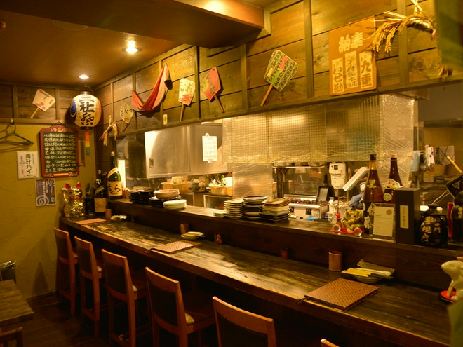 カウンター席がある
