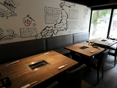 落ち着ける店内で歓送迎会を