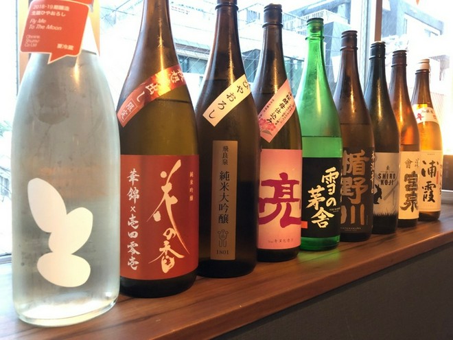 日本酒にこだわっている