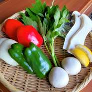 産地は固定せず、その時々で最も旬を迎えるものを厳選。炭火でじっくり焼き上げることで、素材のおいしさを凝縮させています。余計な味付けはせず、塩のみでシンプルに召し上がれ。