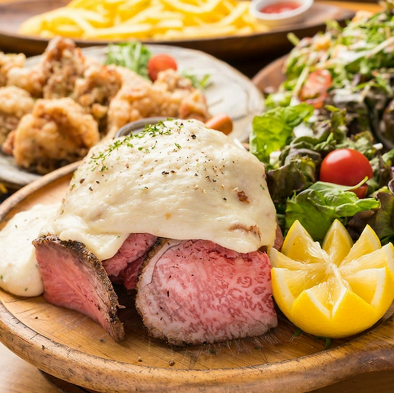 塊肉チーズ イタリアン Grillmart グリルマートｰ 梅田店 東梅田 お初天神 太融寺 イタリアン ネット予約可 ヒトサラ