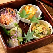 イタリアンの枠にとらわれない、和食材をつかった“季節を感じるイタリア料理”をご堪能下さい。