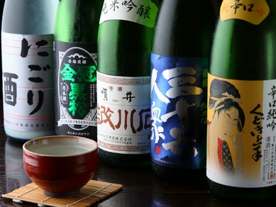 店主が厳選したこだわりの日本酒