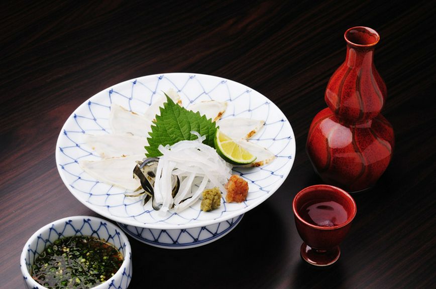 10月〜3月限定。寒い季節のお楽しみ『トラフグたたき』