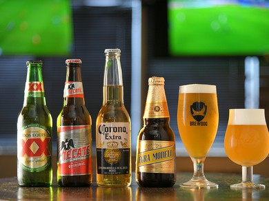 お料理と寄り添うビールに酔いしれて