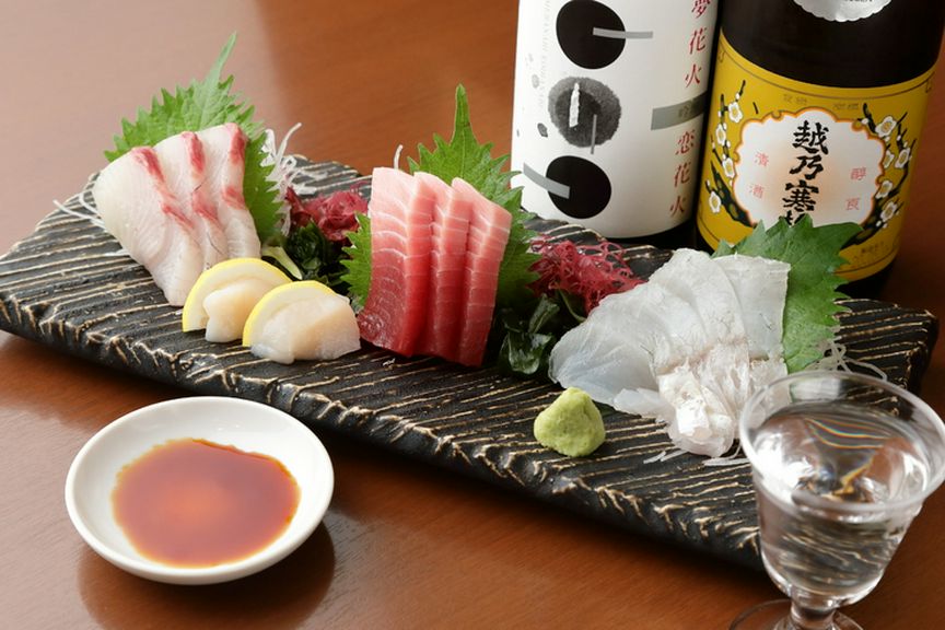 日本酒によく合うメニューが揃っています