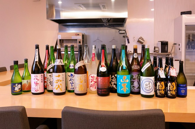 日本酒にこだわっている