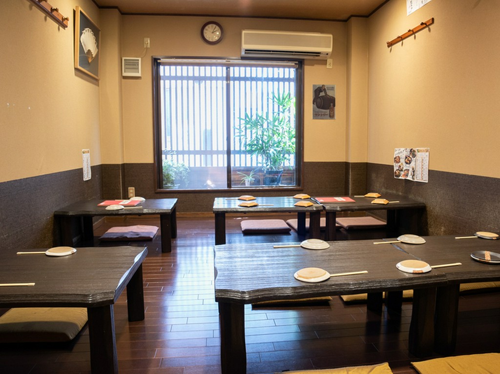 二階の座敷。10～20名様まで収容可能