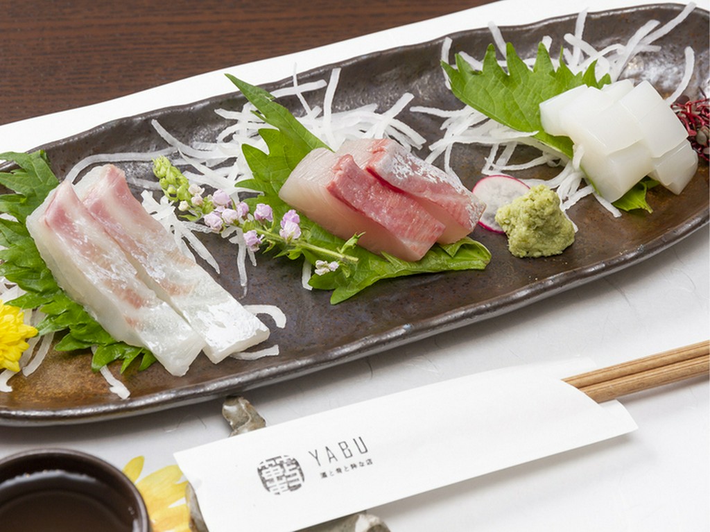 地元明石の魚のお造り