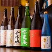 酒どころとしても有名な会津。『寫樂』『天明』『宮泉』『飛露喜』『会津娘』など、会津の有力な酒蔵の銘酒を多数そろえています。焼鳥や馬刺しとともに飲めばお互いにうまさが引き立ち、至福の味わいに。