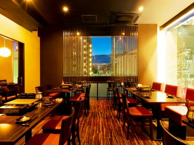 開放的な店舗は女性同士でのご利用にも