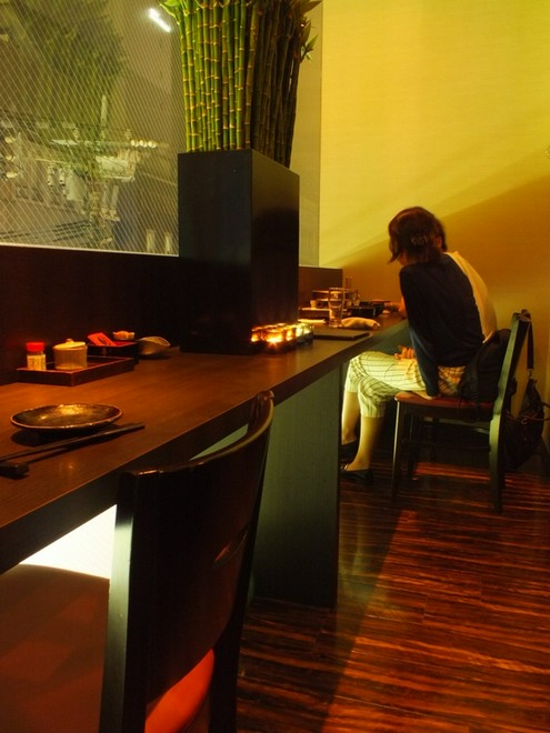 カウンター席がある