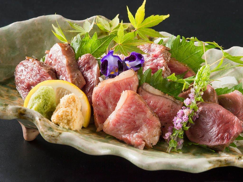 和牛肉刺し盛り