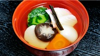 あごだしの風味が魅力的な『博多雑煮』