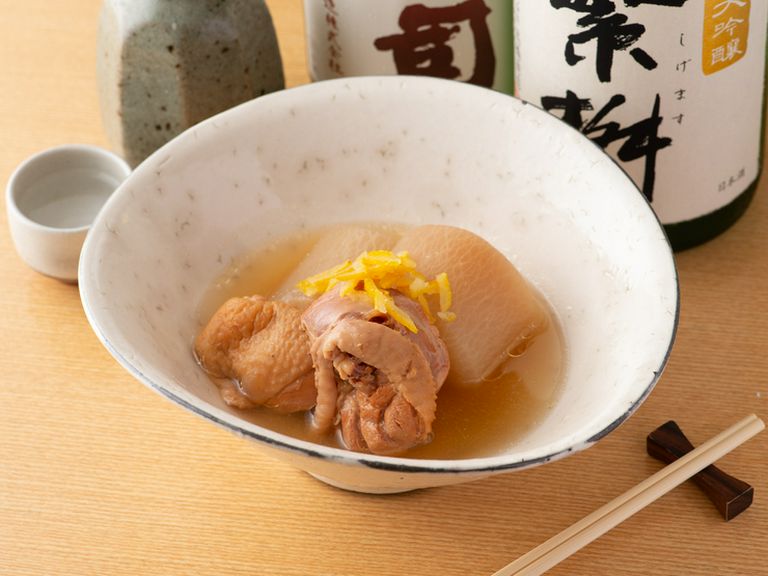 ほっとひと息。優しい味わい『鶏と大根のゆず煮』