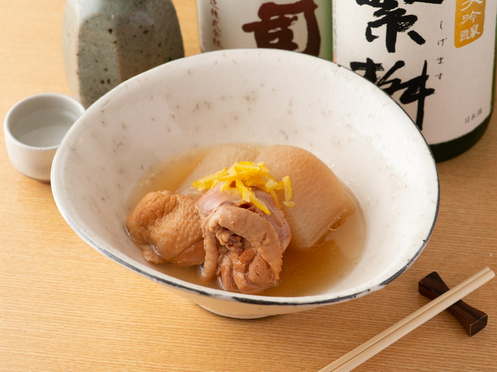 ほっとひと息。優しい味わい『鶏と大根のゆず煮』
